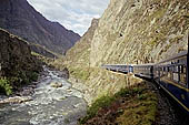 Urubamba valley, crossed by the Cusco Machupicchu railway